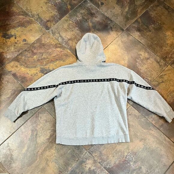 Under Armour Women’s Tape Wordmark Hoodie Size Large - Picture 11 of 12